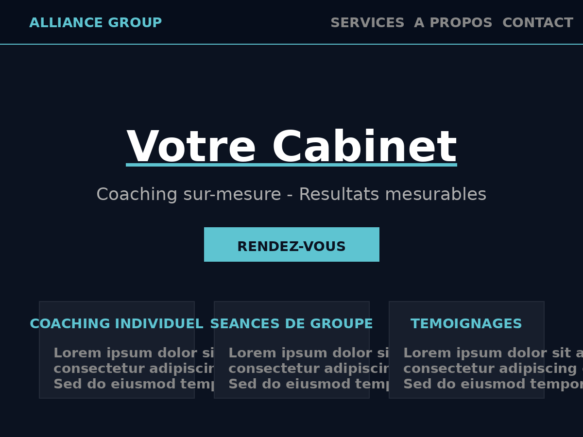 Aperçu du thème AG Starter Coach