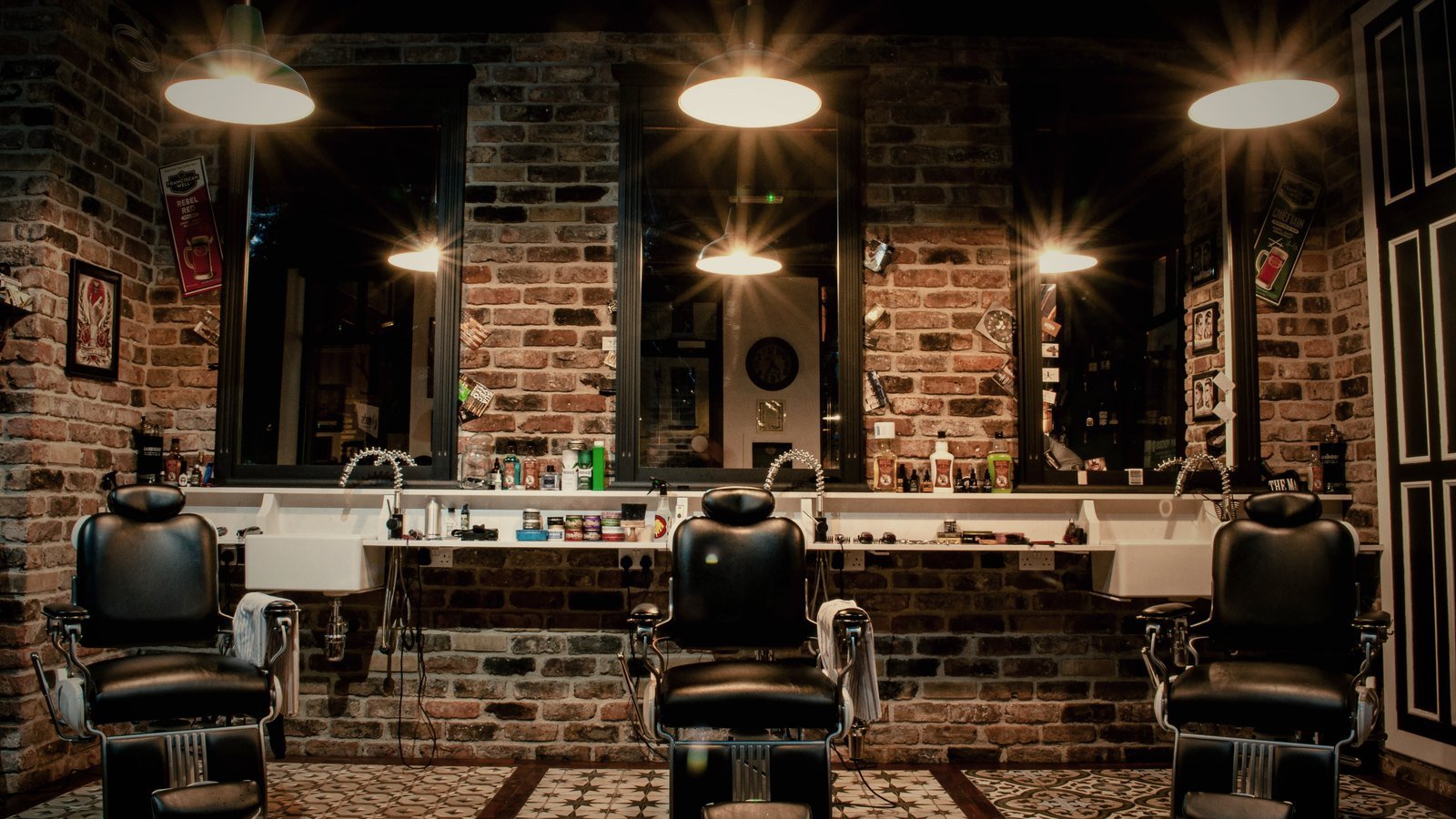 Template WordPress Barber Shop — aperçu