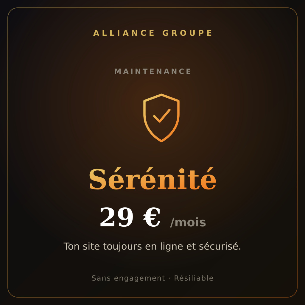 Sérénité — 29 €/mois