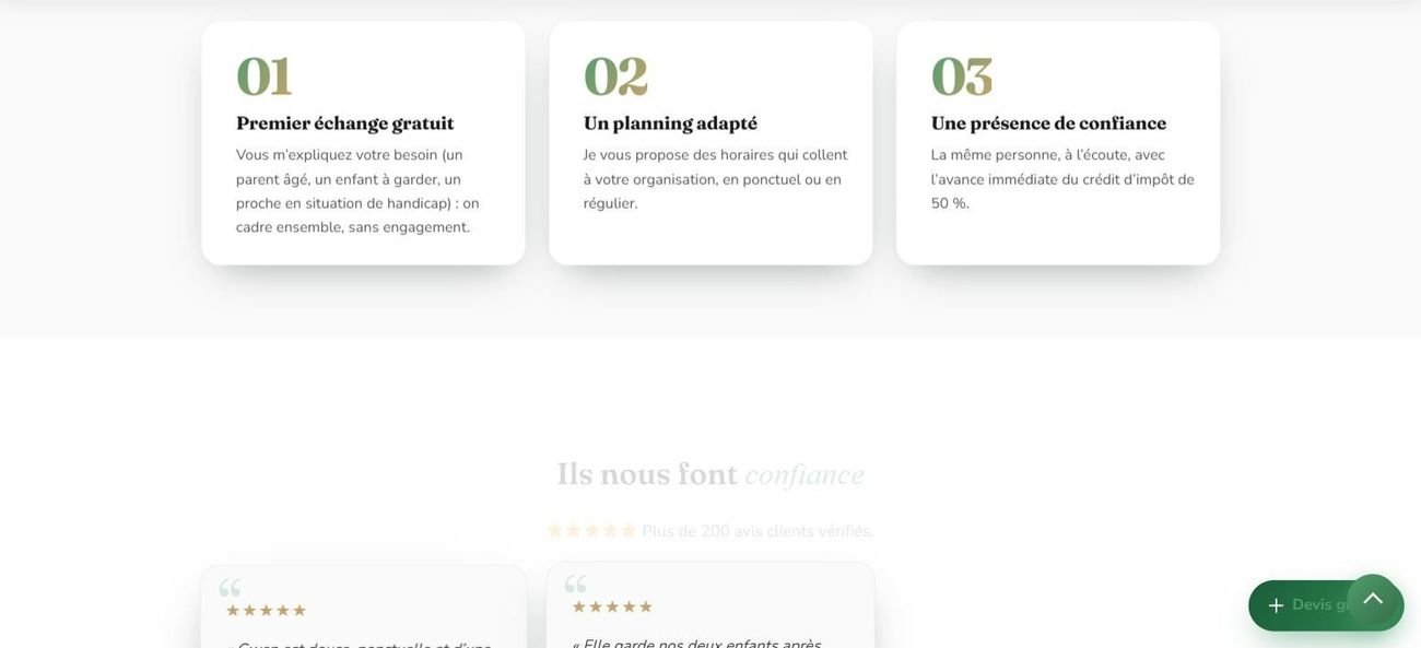 La méthode en 3 temps — Gwen Services