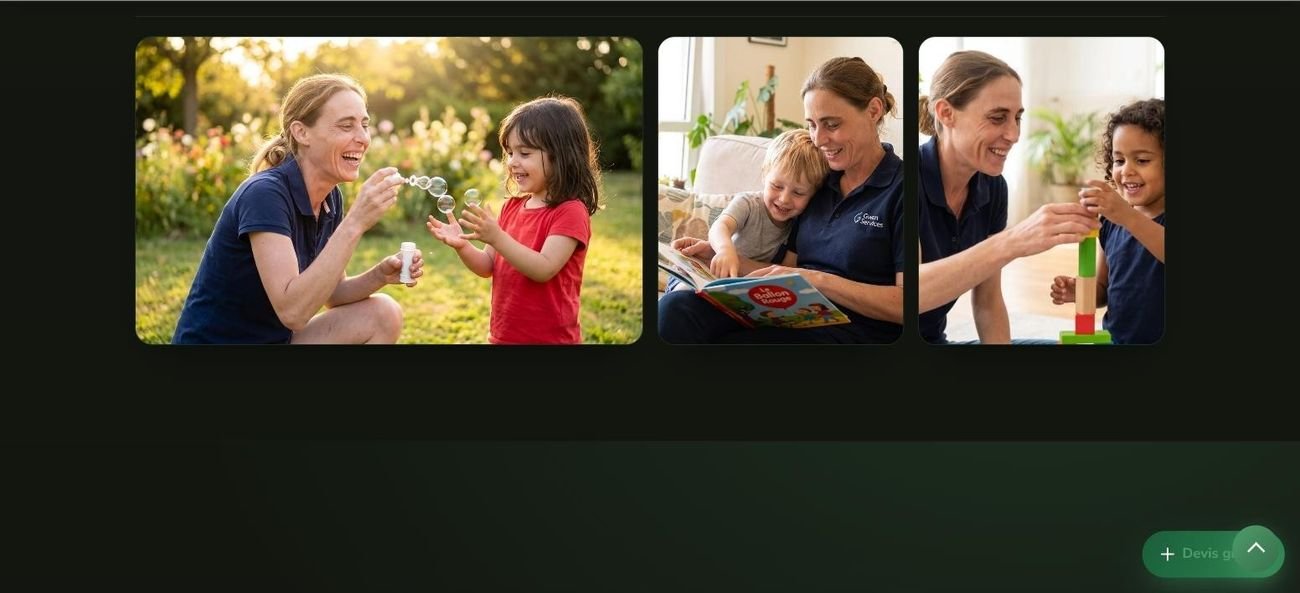 La garde d'enfants — Gwen Services