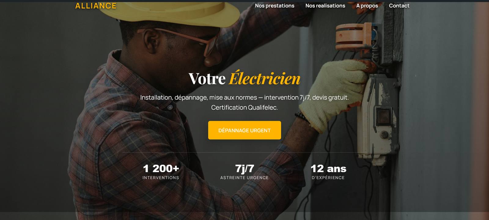 Aperçu du thème AG Starter Artisan
